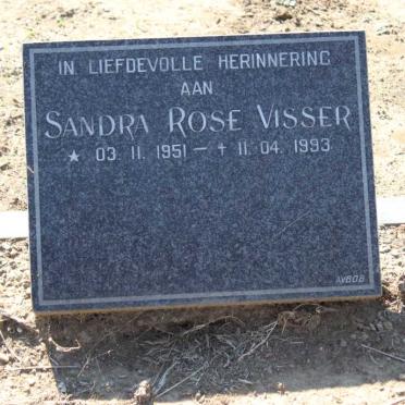 VISSER Sandra Rose 1951-1993