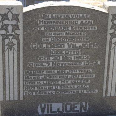 VILJOEN Colenso nee OTTO 1903-1952