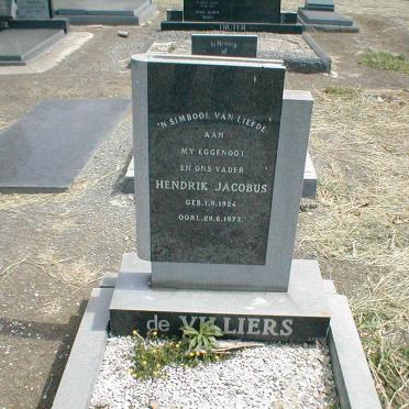 VILLIERS Hendrik Jacobus, de 1924-1973