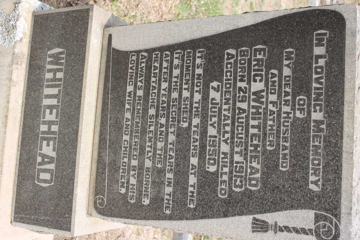 WHITEHEAD Eric 1913-1950