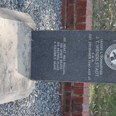 WENDELSTADT J.T. -1940