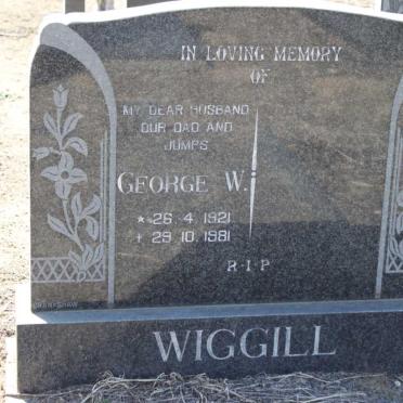 WIGGILL George W. 1921-1981