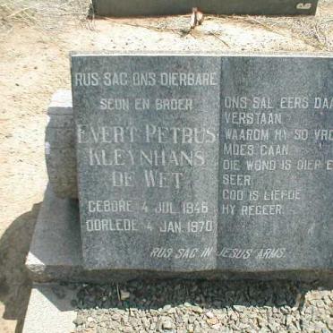 WET Evert Petrus Kleynhans, de 1946-1970