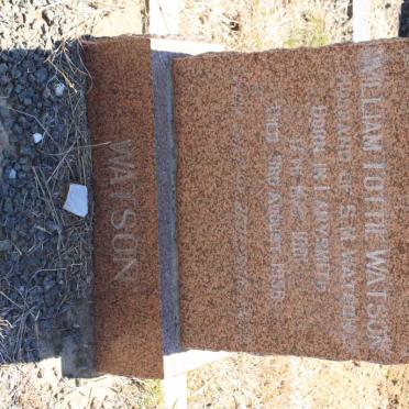 WATSON William Tottie 1901-1956