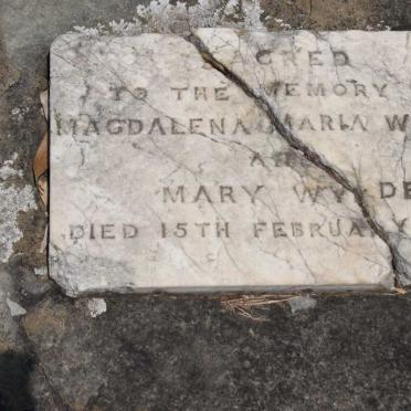 WYLDE Magdalena Maria -1876 :: WYLDE Mary -1876