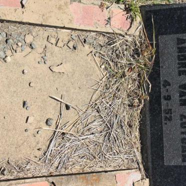 ZUYDAM Andre, van -1952