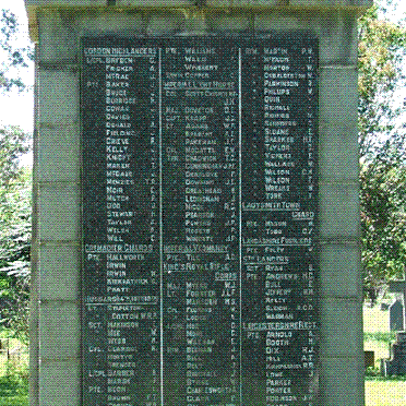 Kwazulu-Natal, LADYSMITH, British Military Memorials