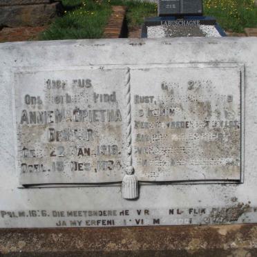 BESTER Annie Magrietha 1918-1934