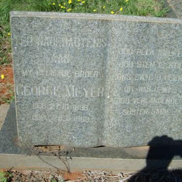 MEYER George 1896-1969