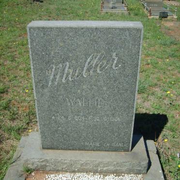 MULLER Wallie 1934-1966