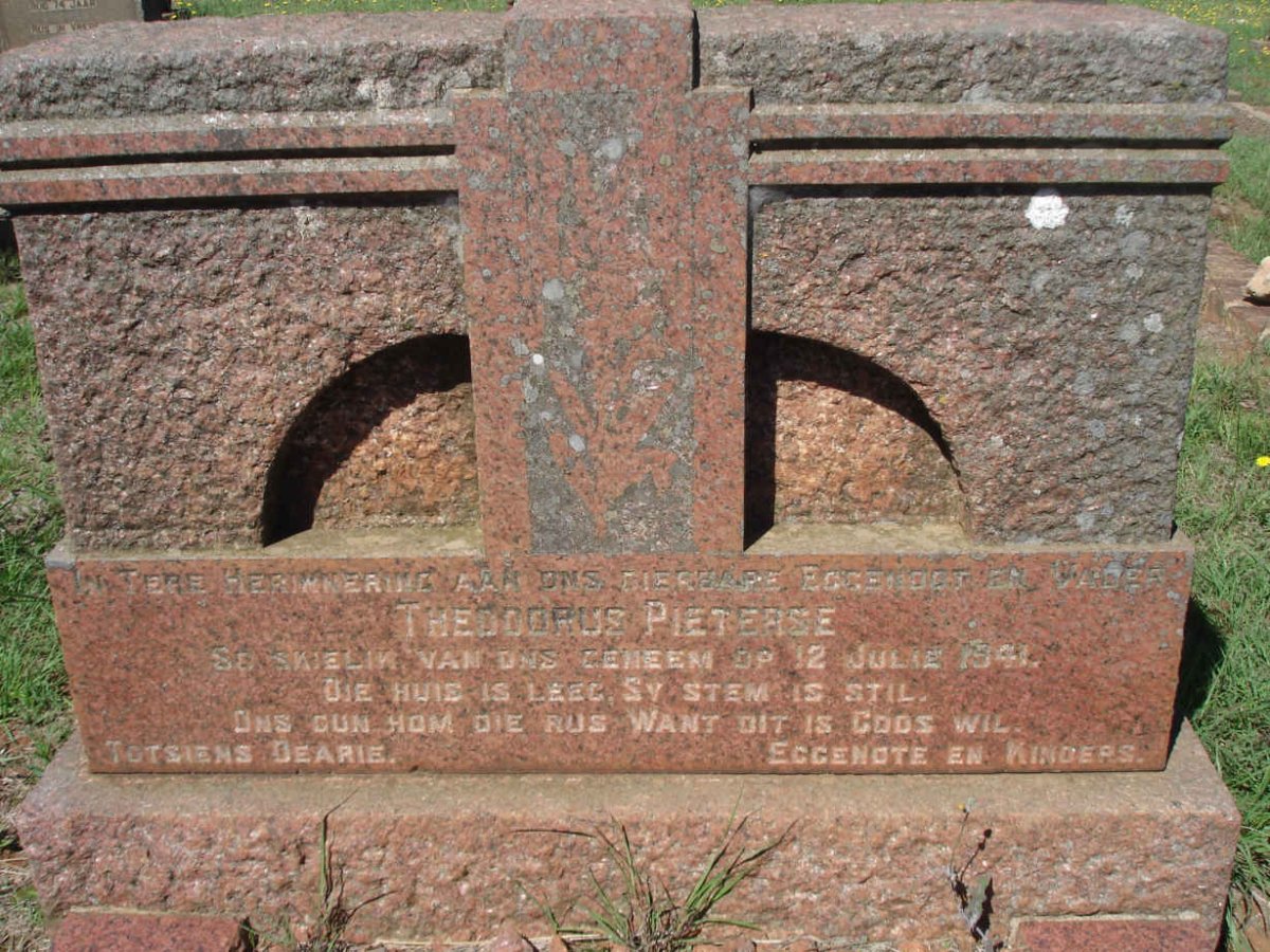 PIETERSE Theodorus -1941