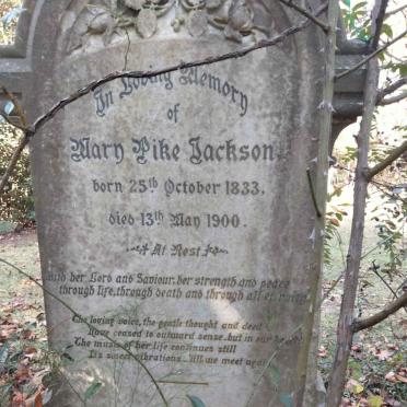 JACKSON Mary Pike 1833-1900