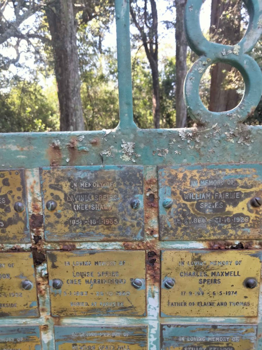 SPEIRS Lavinia nee SHAW 1851-1935 :: SPEIRS William Fairlie 1886-1928 :: SPEIRS Charles Maxwell 1914-1974 :: SPEIRS Louise nee HARRINGTON 1883-1960