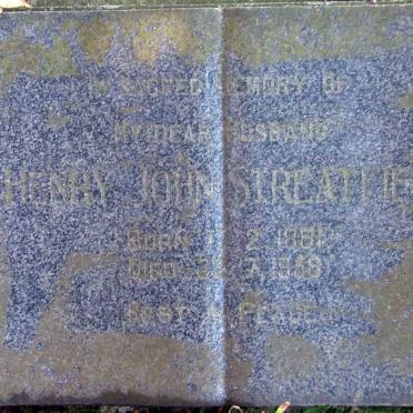 STREATFIELD Henry John 1851-1938