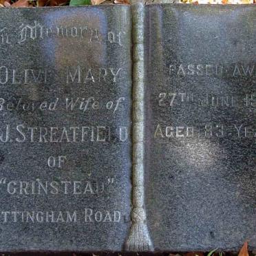 STREATFIELD Olive Mary -1965