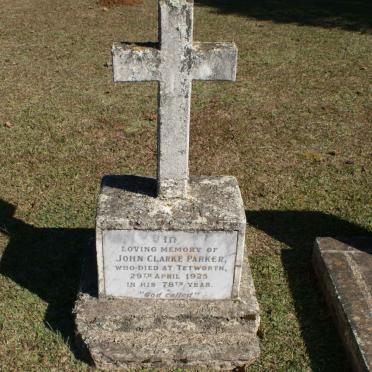 PARKER John Clarke -1925
