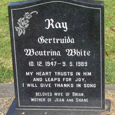 WHITE Gertruida Woutrina  1947-1989