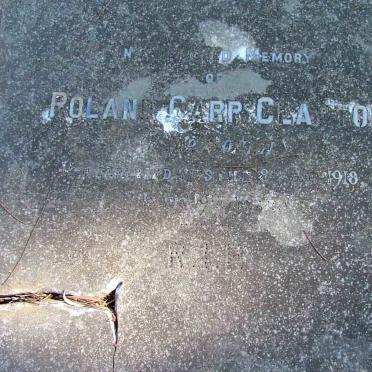 CLAYTON Roland Carr -1918