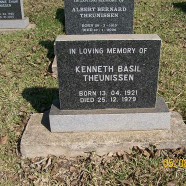THEUNISSEN Kenneth Basil 1921-1979