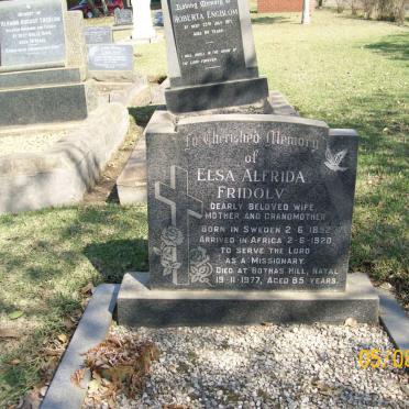 FRIDOLV Elsa Alfrida 1892-1977