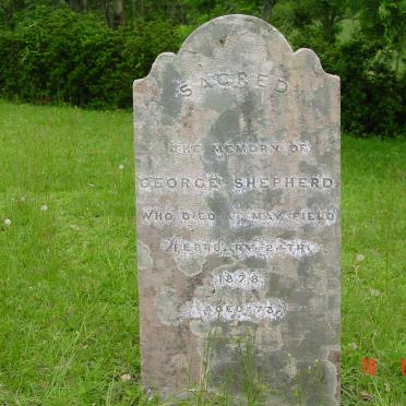 SHEPHERD George  -1878