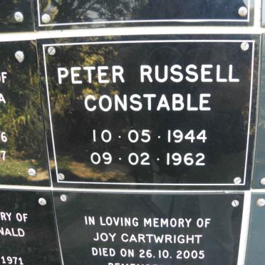 CONSTABLE Peter Russell 1944-1962