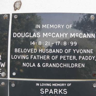 McCANN Douglas McCahy ??21-??99