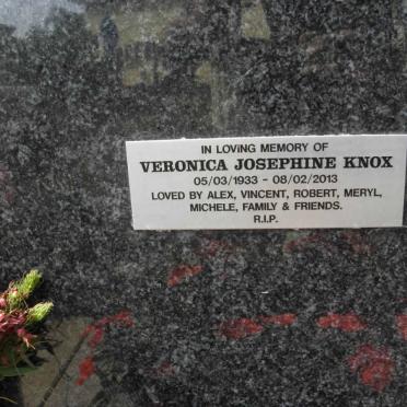 KNOX Veronica Josephine 1933-2013