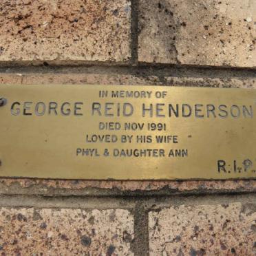 HENDERSON George Reid -1991