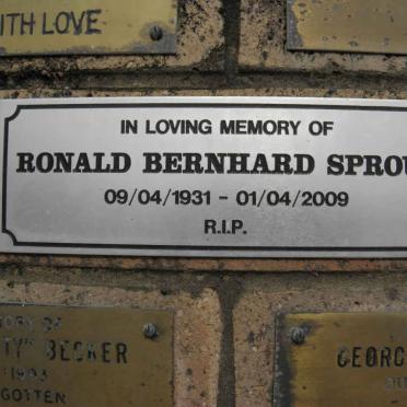 SPROUT Ronald Bernhard 1931-2009