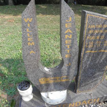 BUITENDACH Willem A. 1929-1999 &amp; Jeanette J.