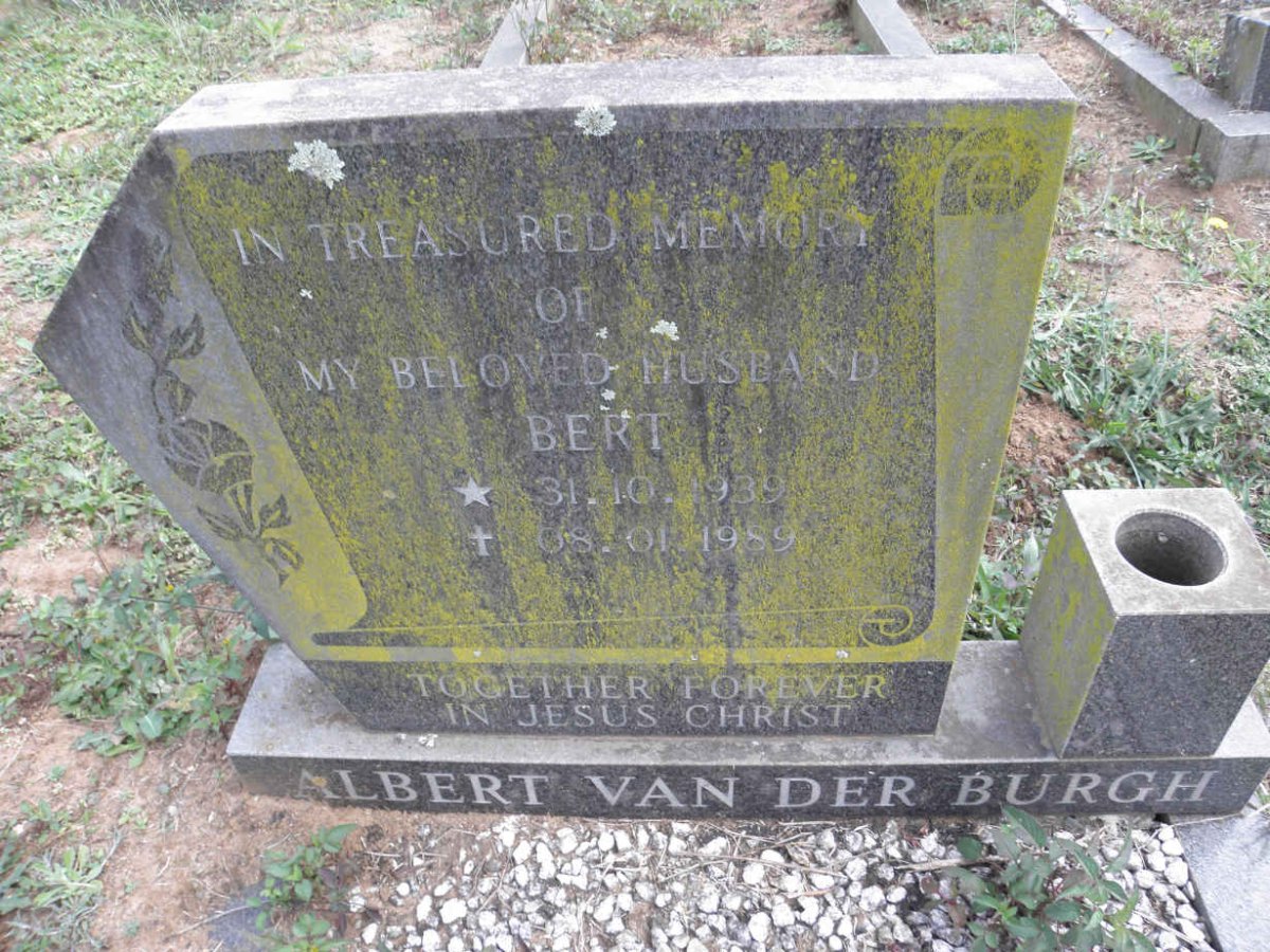 BURGH Albert, van der 1939-1989