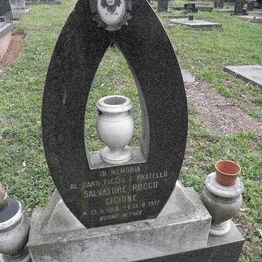 CICIONE Salvatore Roggo 1958-1977