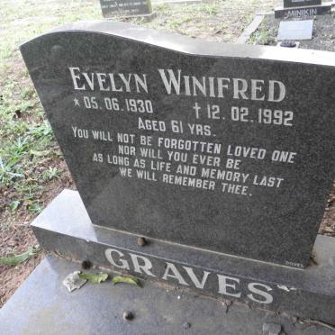 GRAVES Evelyn Winifred 1930-1992