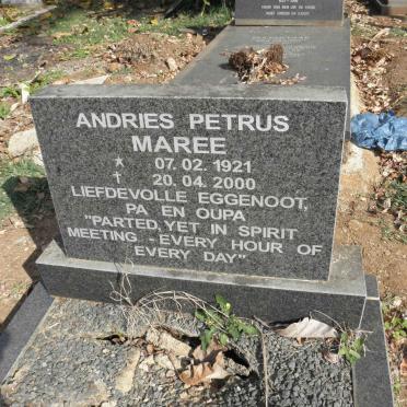 MAREE Andries Petrus 1921-2000