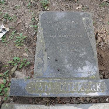 NIEKERK Elsje J., van 1887-1975