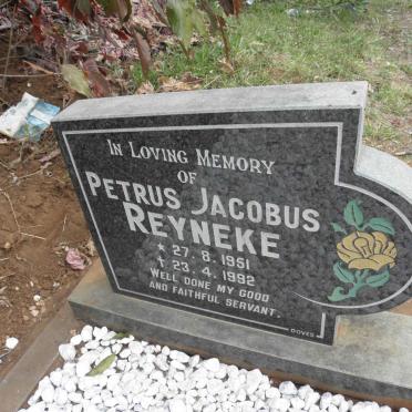 REYNEKE Petrus Jacobus 1951-1992