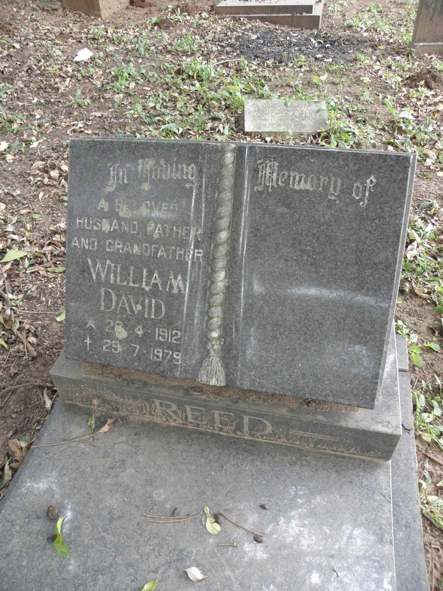 REED William David 1912-1979 &amp; Maria Elizabeth Margaretha MALAN previous PIENAAR 1912-2003