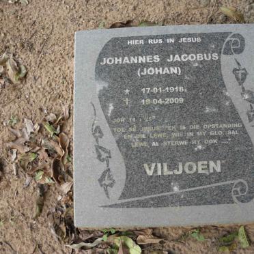 VILJOEN Johannes Jacobus 1916-2009 &amp; Dorathea Maria Magdalena ENGELBRECHT 1920-1986