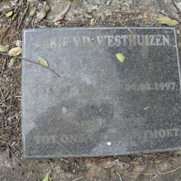 WESTHUIZEN Adrie, v.d. -1997