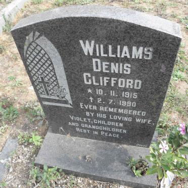 WILLIAMS Denis Clifford 1915-1990