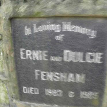FENSHAM Ernie -1993 &amp; Dulcie 1995
