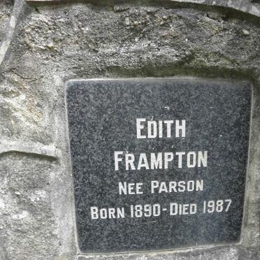 FRAMPTON Edith nee PARSON 1890-1987