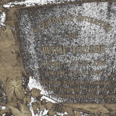 MULDER Betsie 1929-1995