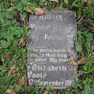 POOLE ?ld Aubrey -1987