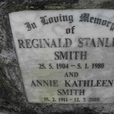 SMITH Reginald Stanley 1904-1980 &amp; Annie Kathleen 1911-2000