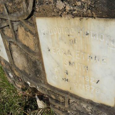 SMITH Verna Ethne 1927-1979