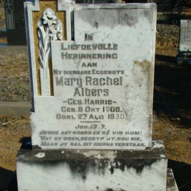 ALBERS Mary Rachel neé HARRIS 1908-1930