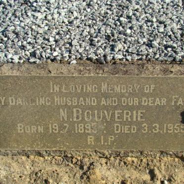 BOUVERIE N. 1893-1955