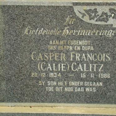 CALITZ Casper Francois 1934-1986